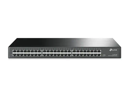 TP-Link TL-SG1048 commutateur réseau Non-géré Gigabit Ethernet (10/100/1000) 1U Noir - Switchs et Hubs - visuel 1