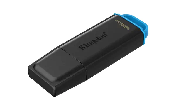 128Go Stockage portable USB 3.2 Gen 1 DataTraveler Exodia Noir + Bleu - Kingston - Adaptateur stockage - visuel 4