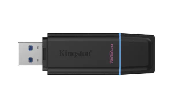128Go Stockage portable USB 3.2 Gen 1 DataTraveler Exodia Noir + Bleu - Kingston - Adaptateur stockage - visuel 3