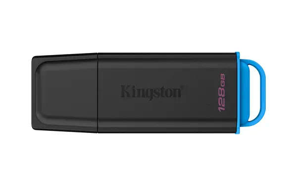 128Go Stockage portable USB 3.2 Gen 1 DataTraveler Exodia Noir + Bleu - Kingston - Adaptateur stockage - visuel 1