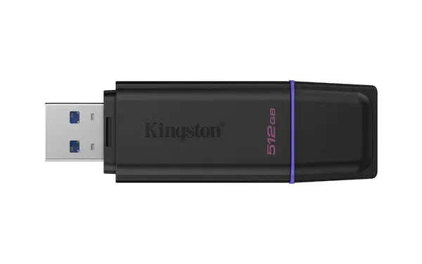 512Go Stockage portable USB 3.2 Gen 1 DataTraveler Exodia Noir + Violet - Kingston - Adaptateur stockage - visuel 3