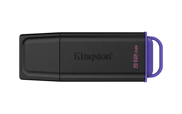 512Go Stockage portable USB 3.2 Gen 1 DataTraveler Exodia Noir + Violet - Kingston - Adaptateur stockage - visuel 1