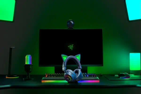 Razer Kraken Kitty V3 Pro Casque Avec fil &sans fil Arceau Gaming USB Type-A Bluetooth Noir - Casque Micro - visuel 7