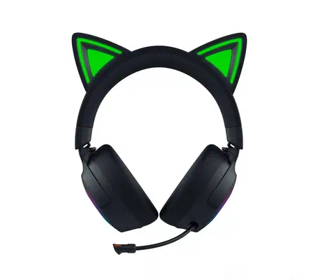 Razer Kraken Kitty V3 Pro Casque Avec fil &sans fil Arceau Gaming USB Type-A Bluetooth Noir - Casque Micro - visuel 5
