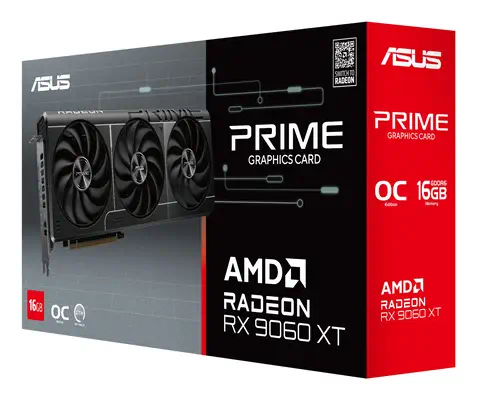 ASUS Prime Radeon RX 9060 XT O16G AMD 16 Go GDDR6 - Asus - Carte graphique - visuel 9
