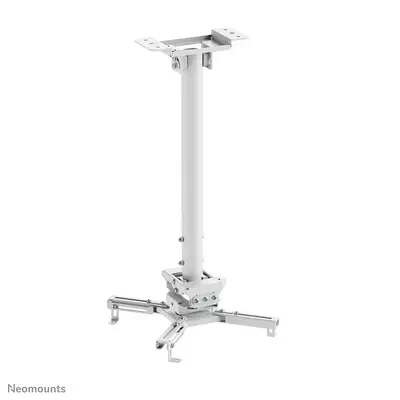 Neomounts CL25-540WH1 Support de plafond pour vidéoprojecteur - h60.5-90.5 cm - installation facile  - Support Fixe & Mobile - visuel 3