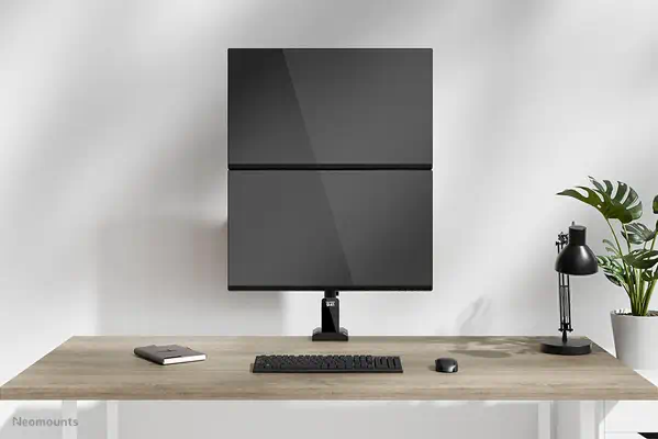 Neomounts DS60-600BL2V Bras de moniteur double 10-32" - Support Fixe & Mobile - visuel 9