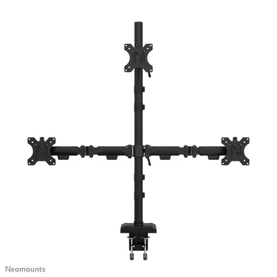 Neomounts DS60-600BL2-1 Bras de moniteur triple 10-32" - Support Fixe & Mobile - visuel 3