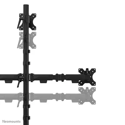 Neomounts DS60-600BL2-1 Bras de moniteur triple 10-32" - Support Fixe & Mobile - visuel 7