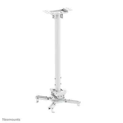 Neomounts CL25-550WH1 Support de plafond pour vidéoprojecteur - h74.5-114.5 cm - installation facile - Support Fixe & Mobile - visuel 3