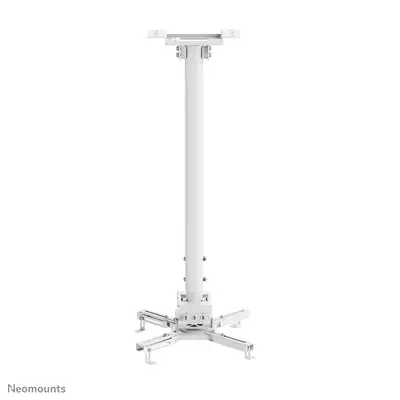 Neomounts CL25-550WH1 Support de plafond pour vidéoprojecteur - h74.5-114.5 cm - installation facile - Support Fixe & Mobile - visuel 5