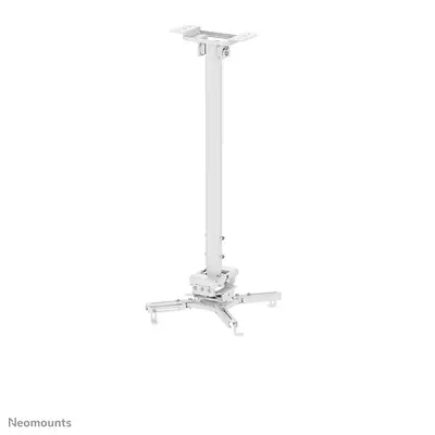 Neomounts CL25-550WH1 Support de plafond pour vidéoprojecteur - h74.5-114.5 cm - installation facile - Support Fixe & Mobile - visuel 2