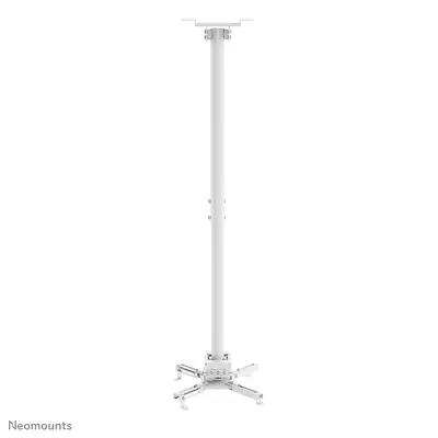 Neomounts CL25-550WH1 Support de plafond pour vidéoprojecteur - h74.5-114.5 cm - installation facile - Support Fixe & Mobile - visuel 6