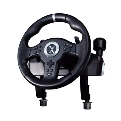 Lexip XDRIVE-350 Noir Volant + pédales + levier de vitesse Analogique/Numérique Nintendo Switch, Nin - Accessoire - visuel 1