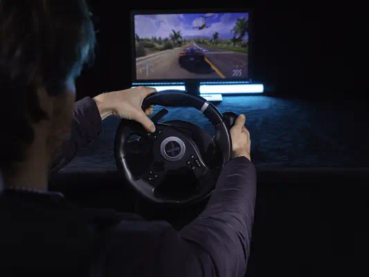 Lexip XDRIVE-350 Noir Volant + pédales + levier de vitesse Analogique/Numérique Nintendo Switch, Nin - Accessoire - visuel 5
