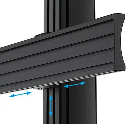 B-Tech BT8380-JPR/B accessoire de montage de TV - Support Fixe & Mobile - visuel 3