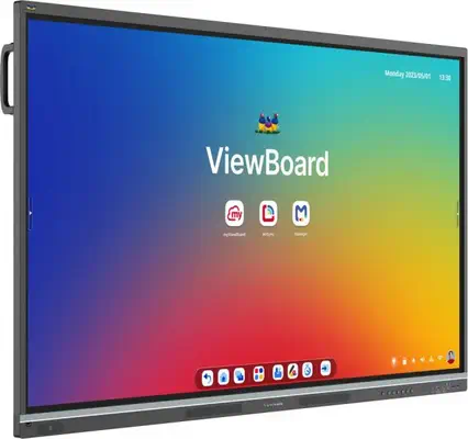 Viewsonic IFP6551-3C tableau blanc interactif 165,1 cm (65") 3840 x 2160 pixels Écran tactile Noir - Ecran Numérique Interactif - visuel 3