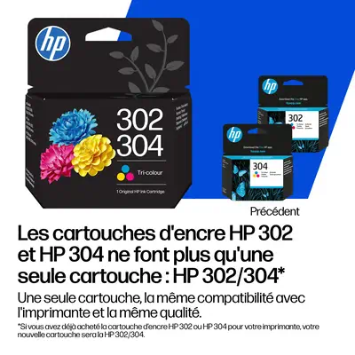 HP 302/304 Cartouche d’encre noire authentique - Toner - visuel 5