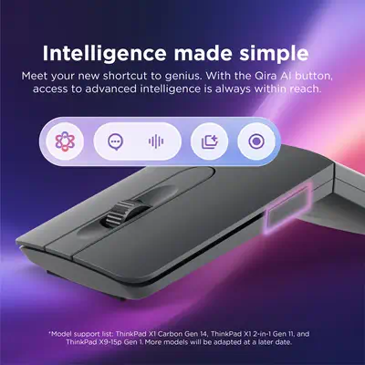 Lenovo 4Y51T62792 souris Universel Ambidextre Bluetooth IR LED 4000 DPI - Souris - visuel 4