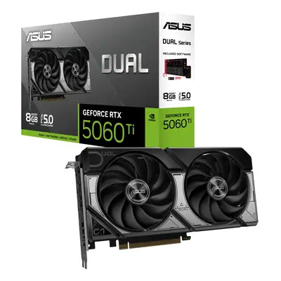 ASUS Dual -RTX5060TI-8G NVIDIA GeForce RTX 5060 Ti 8 Go GDDR7 - Asus - Carte graphique - visuel 8