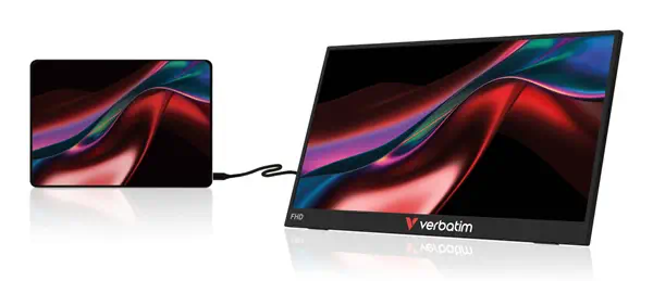 Portable 15.6" FHD Monitor LIGHT - Verbatim - Ecran Ordinateur - visuel 4