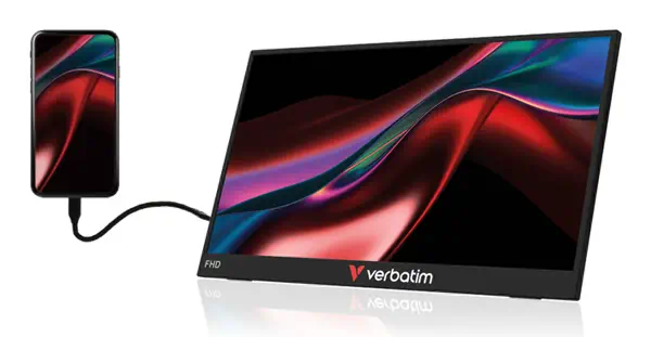 Portable 15.6" FHD Monitor LIGHT - Verbatim - Ecran Ordinateur - visuel 3