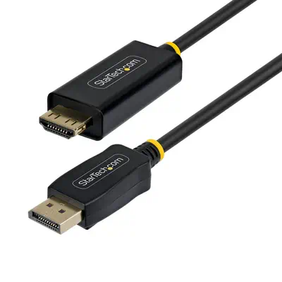 Câble Adaptateur DisplayPort vers HDMI de 3m avec Connecteurs à Verrouillage, 4K 60Hz, HDR, Converti - StarTech - Switchs et Hubs - visuel 3