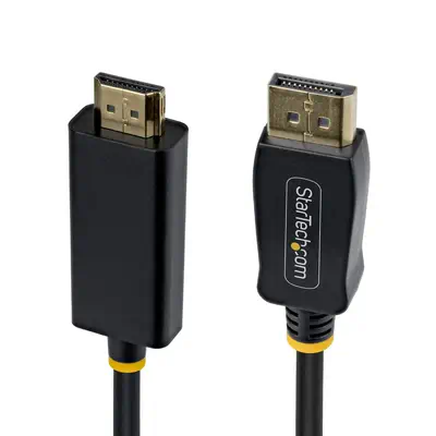 Câble Adaptateur DisplayPort vers HDMI de 3m avec Connecteurs à Verrouillage, 4K 60Hz, HDR, Converti - StarTech - Switchs et Hubs - visuel 2