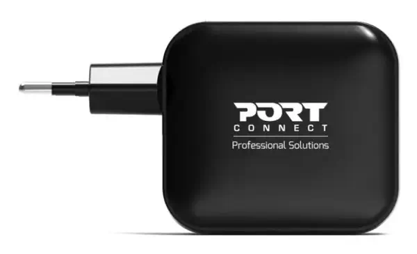 Port Designs 902100PEU chargeur d'appareils mobiles Universel Noir Secteur Charge rapide Intérieure - Chargeur et alimentation - visuel 2