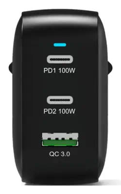 Port Designs 902100PEU chargeur d'appareils mobiles Universel Noir Secteur Charge rapide Intérieure - Chargeur et alimentation - visuel 3