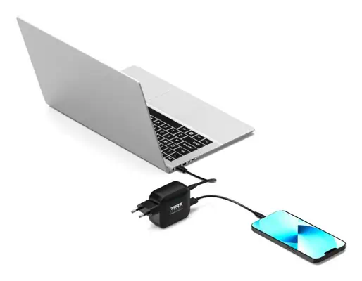 Port Designs 902100PEU chargeur d'appareils mobiles Universel Noir Secteur Charge rapide Intérieure - Chargeur et alimentation - visuel 5