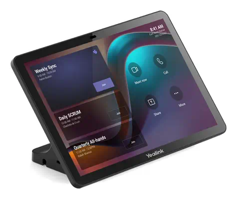 Yealink CTP25 25,6 cm (10.1") 1280 x 800 pixels IPS 802.11a, 802.11b, 802.11g, Wi-Fi 4 (802.11n), Wi - Visioconférence - visuel 1