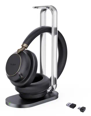 Casque USB-C/A Noir Teams Yealink BH76 Plus avec Support de Charge - Casque Micro - visuel 1