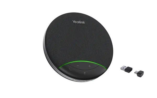 Haut-parleur de conférence Yealink SP92 avec dongle USB-C/A - Casque Micro - visuel 1