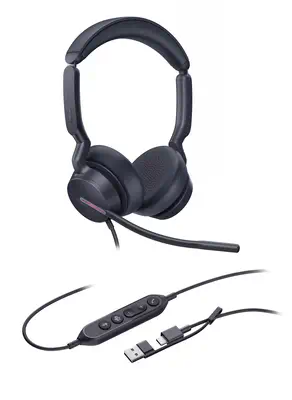 Yealink UH46 Dual Teams USB-C/A Casque - Casque Micro - visuel 2