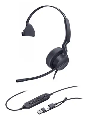 Yealink Casque UC mono avec connecteur USB-C/A - Casque Micro - visuel 1
