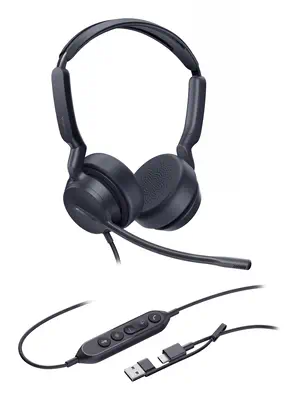 Yealink Casque Dual UC avec connecteur USB-C/A - Casque Micro - visuel 1