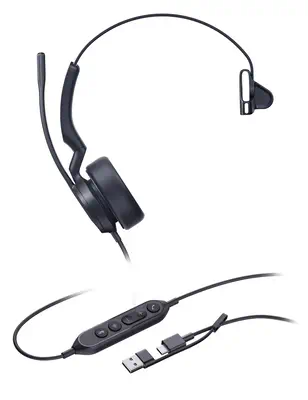 Casque Yealink UH44 Mono USB-C/A - Casque Micro - visuel 1