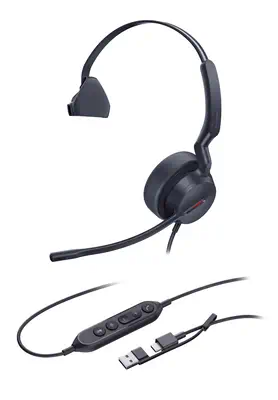 Casque Yealink UH44 Mono USB-C/A - Casque Micro - visuel 3