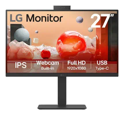LG 27BA850-B écran plat de PC 68,6 cm (27") 1920 x 1080 pixels Full HD Noir - Ecran Ordinateur - visuel 1