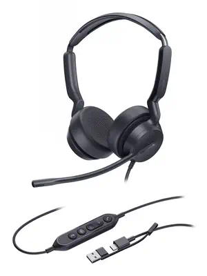 Yealink Casque Dual Teams avec connecteur USB-C/A - Casque Micro - visuel 2