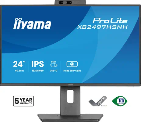 XB2497HSNH-B1 24IN IPS LCD 4MS 1920X1080 350CD/M2 HDMI/DP/USB 2 - iiyama - Ecran Ordinateur - visuel 2