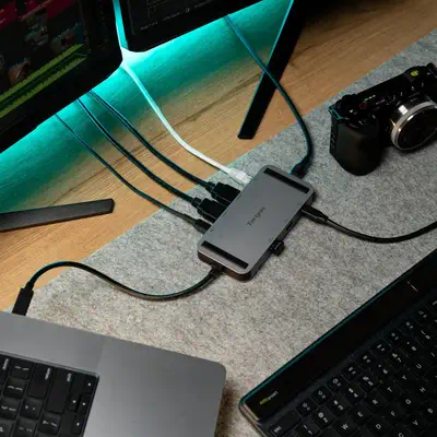 Targus DOCK429GL station d'accueil Avec fil USB4 Argent - Station d'accueil pour portable - visuel 10