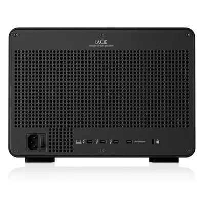 LaCie 8big Pro5 boîtier de disques 192 To Bureau Noir - Station d'accueil pour portable - visuel 3