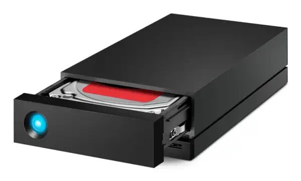 LaCie 1big Dock disque dur externe 30 To 7200 tr/min USB Type-A / USB Type-C Noir - Station d'accueil pour portable - visuel 3