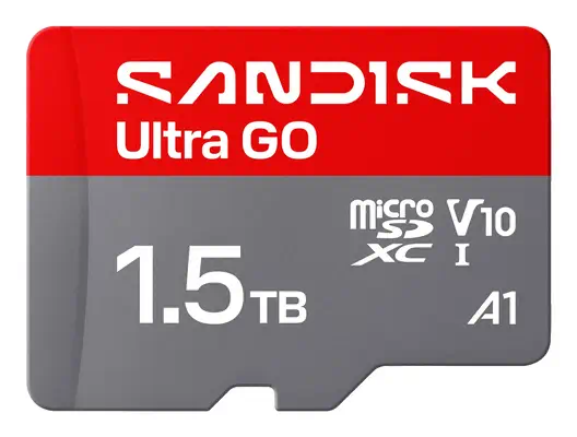 SanDisk Ultra GO 1,5 To MicroSDXC UHS-I - Sandisk - Carte Mémoire - visuel 1
