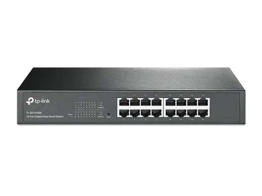 TP-Link TL-SG1016DE commutateur réseau Géré L2 Gigabit Ethernet (10/100/1000) Noir - Switchs et Hubs - visuel 1