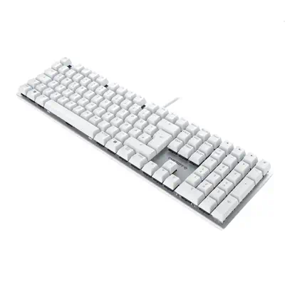 CHERRY KC 200 MX clavier Universel USB QWERTY Anglais Argent, Blanc - Clavier - visuel 2