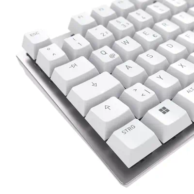 CHERRY KC 200 MX clavier Universel USB QWERTY Anglais Argent, Blanc - Clavier - visuel 5