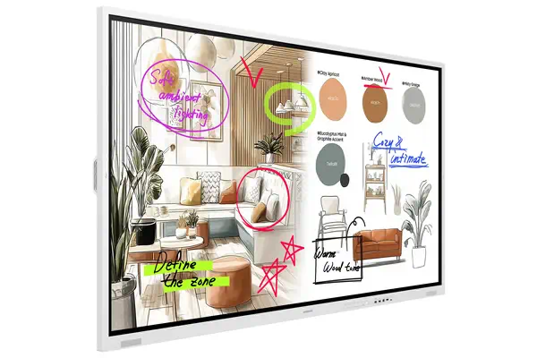 75" Flip WMFX Interactive Display - Samsung - Ecran Numérique Interactif - visuel 2